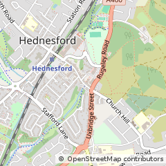 Map of Cannock, Staffordshire