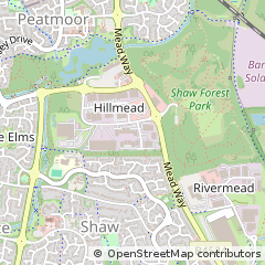 Map of Swindon, Wiltshire