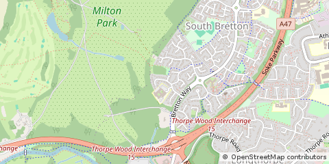 Map of Peterborough, Cambridgeshire