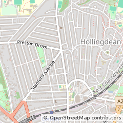 Map of Brighton, East Sussex