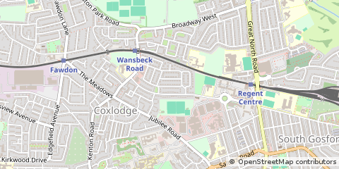 Map of Newcastle Upon Tyne