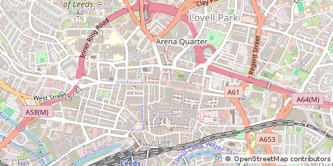 Map of Leeds