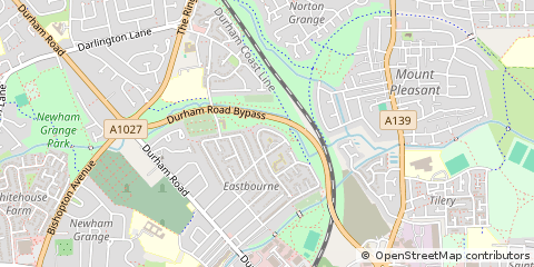 Map of Stockton-on-Tees