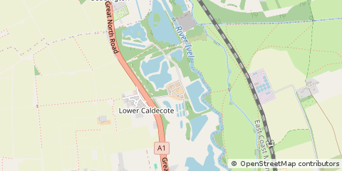 Map of Biggleswade, Bedfordshire