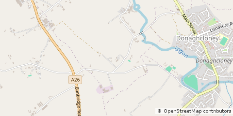 Map of Craigavon, Co Armagh