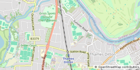 Map of Surrey