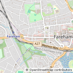 Map of Fareham