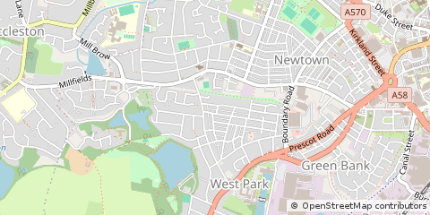 Map of Merseyside