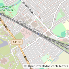 Map of Ruislip, Middlesex
