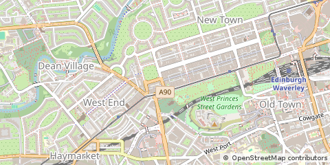 Map of Edinburgh