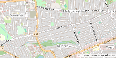 Map of Aberdeen