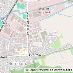 Map of Weston-Super-Mare, Avon