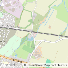 Map of Sittingbourne, Kent