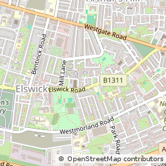 Map of Newcastle Upon Tyne, Tyne and Wear