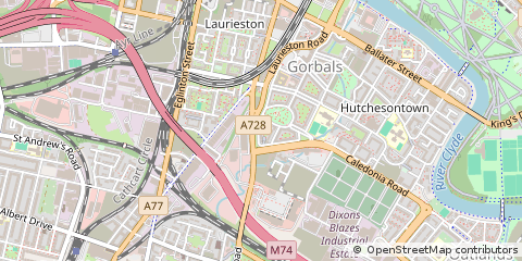 Map of Glasgow