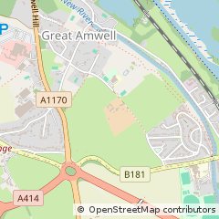 Map of Great Amwell