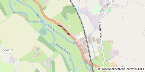 Map of Stafford, Staffordshire