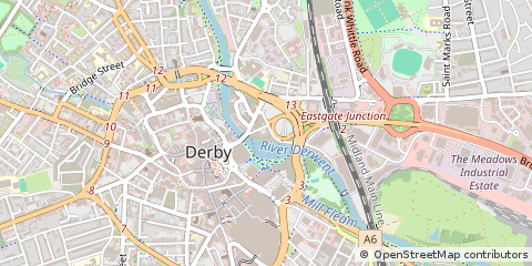 Map of Derby