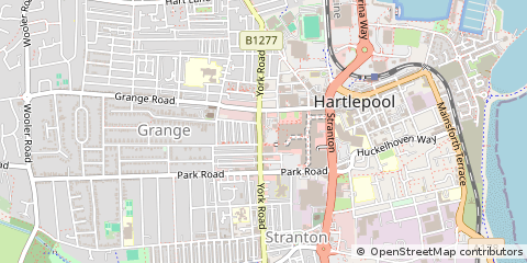 Map of Hartlepool
