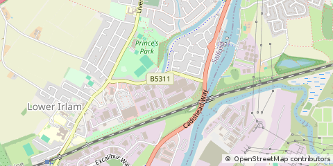Map of Irlam, Manchester