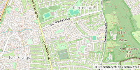 Map of Edinburgh, Midlothian