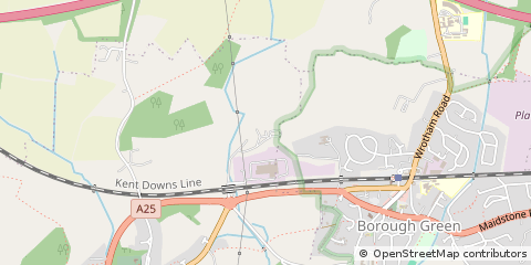 Map of Sevenoaks, Kent
