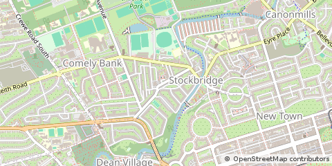 Map of Edinburgh, Midlothian
