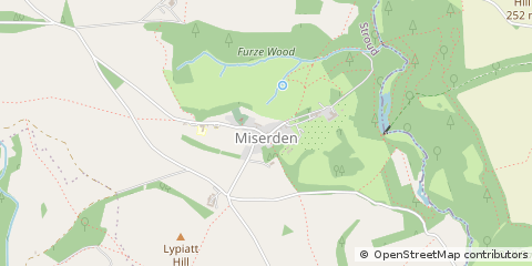 Map of Stroud, Gloucestershire