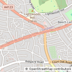 Map of Birmingham