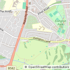 Map of Leicester