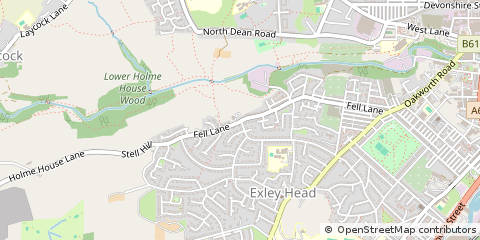 Map of Keighley