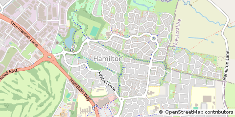 Map of Leicester