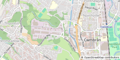 Map of Torfaen
