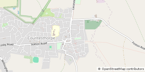 Map of Leicester