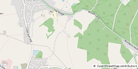 Map of Thatcham, Berkshire