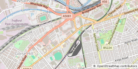 Map of Manchester