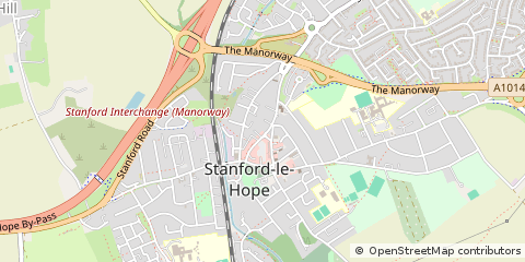 Map of Stanford-LE-Hope
