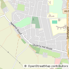 Map of Rotherham, South Yorkshire