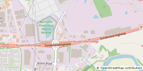 Map of Sunderland