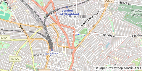 Map of Brighton