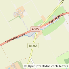Map of Royston, Hertfordshire