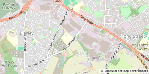 Map of Bradford
