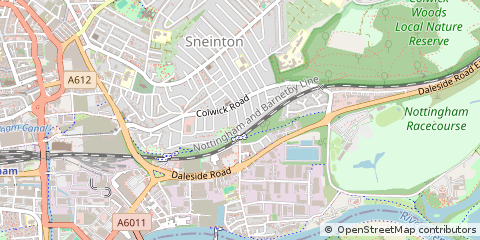 Map of Nottingham