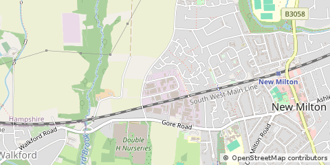 Map of NEW Milton, Hampshire