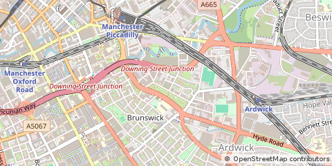 Map of Manchester