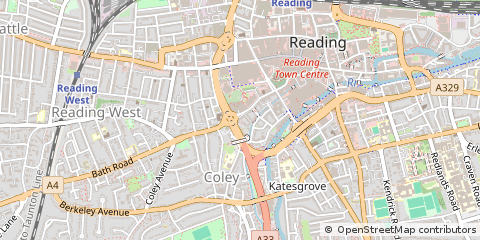 Map of Reading