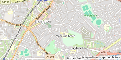 Map of Birmingham