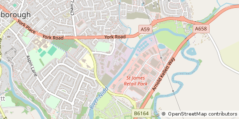 Map of Knaresborough, North Yorks