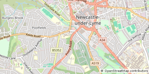 Map of Newcastle