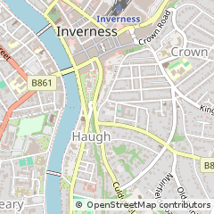 Map of Inverness, Inverness-Shire